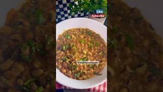 Lobia recipe  black eyed beans quick and easy recipe shorts simpleyummeats [upl. by Aierdna]