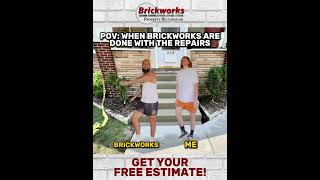 Brickworks Property Restoration shorts brickworks walkway concrete steps tgifridays [upl. by Caves]