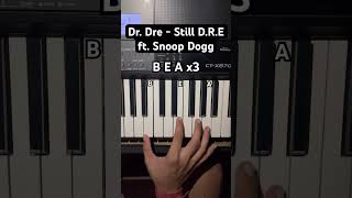 Dr Dre  Still DRE ft Snoop Dogg Piano Tutorial pianotutorial shorts [upl. by Katina588]