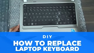 How To Replace a Laptop Keyboard  HP Compaq CQ42 Series [upl. by Nytsyrk]