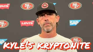 Grant Cohn Asks Kyle Shanahan Why the 49ers Cant Beat Man Coverage [upl. by Kellie]