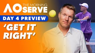 Courier backs video review system after umpire blunders AO Day 4 Preview  The Morning Serve  WWOS [upl. by Gniw]