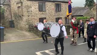 Hathersage Remembrance Parade 2023 [upl. by Kassandra801]