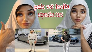 Top 10 Indian VsPakistani Cricketers Most Expensive Cars Ind Vs Pak  pakistani Ash reaction [upl. by Kcitrap62]