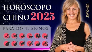 HOROSCOPO CHINO 2025 Previsiones para los 12 SIGNOS en el año SERPIENTE 2025 🐍 [upl. by Ocnarfnaig]