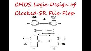 CMOS Logic Design of Clocked SR Flip Flop [upl. by Hercule]