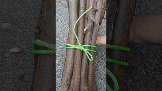 Simple and effective wood binding knot strong and secure knot [upl. by Yesnikcm]