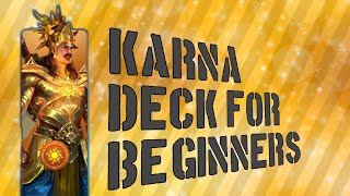 Beginner KARNA deck guide  Kurukshetra Ascension  Games Lab [upl. by Hedwig]