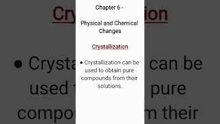 What is Crystallization Class 7 SciencePhysical and Chemical Changes [upl. by Norre4]