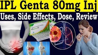 Gentamicin injection ke fayde  IPL Genta bp 80 mg injection Review  Uses Side Effects Dose [upl. by Calvina]