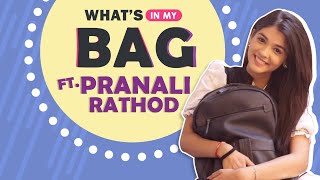 What’s In My Bag Ft Pranali Rathod  Bag Secrets Revealed  India Forums [upl. by Frank475]