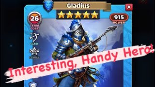 Empires amp Puzzles HoTM Analysis  🧊Gladius Interesting amp Handy Hero for Today❗️ [upl. by Balliol878]