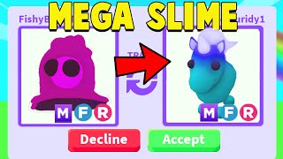 Trading MEGA SLIME in Adopt Me [upl. by Sartin]