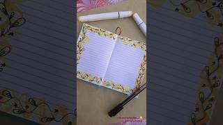 Diary decoration ideaMake your diary more beautiful😍subscribesatisfying shortsdesign [upl. by Rab974]