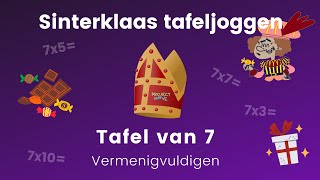 Project Move  Sinterklaas tafeljoggen  tafel van 7  vermenigvuldigen [upl. by Liederman309]