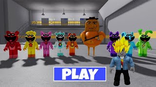 NUGGET BARRYS PRISON RUN VS Smiling Critters  Walkthrough Full Gameplay obby roblox  PRO Gamer [upl. by Tdnaltroc944]