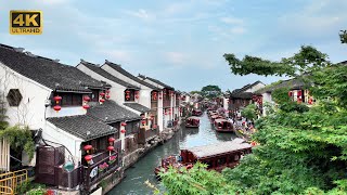 4K  Suzhou a Charming Ancient Chinas City in the Ink Painting [upl. by Ahsenom]