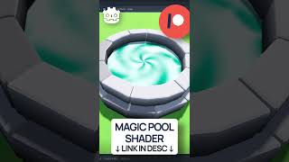 Magic Pool shader Link in desc godot shader [upl. by Anerev564]