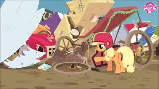 MLP PMV  Derby Racers Sequence X Accidents will Happen but it Gradually gets FasterHigher Pitched [upl. by Harimas]