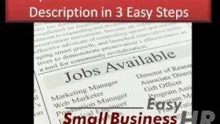 How to Write a Job Description in 3 Easy Steps [upl. by Oniluap]