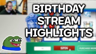 I PULLED WHAT BIRTHDAY STREAM HIGHLIGHTS [upl. by Rozelle]