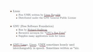 Introduction To Unix and Unixlike operating systems [upl. by Llenrac]