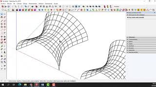 SR2 Modelar con superficies en SketchUp parte 1 [upl. by Annawaj]