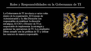 2 Gobernanza y politicas de TI en la empresa [upl. by Elawalo330]