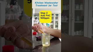 Kitchen Wastewater Treatment by Flocculants and Coagulants Kitchen Effluent Treatment [upl. by Florida507]