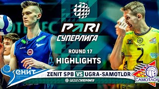 Zenit SPB vs UgraSamotlor  HIGHLIGHTS  Round 17  Pari SuperLeague 2024 [upl. by Aiela506]