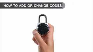 Master Lock 1500eDBX dialSpeed™  AddChange Codes [upl. by Shalom]