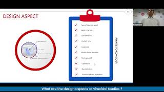 What are the design aspects of virucidal studies [upl. by Leber]