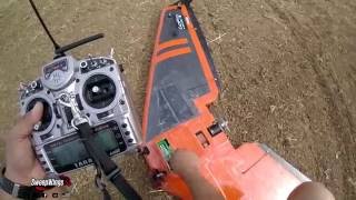 Sweepwings  Dreadnought 815quot FPV Race Wing Demo [upl. by Ninnahc]