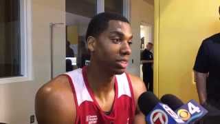 Whiteside appreciates Boshs presence [upl. by Adnilec]