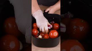 Add the tomatoes to the Air Fryer and the result will surprise you [upl. by Meehyr]