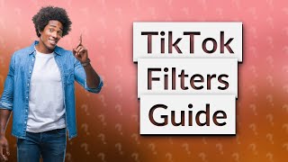 How do you use TikTok filters [upl. by Nakeber]