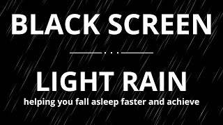 Fall into Quality Sleep Instantly with Continuous HEAVY RAINFALL amp SEVERE STORM Sounds｜BLACK SCREEN [upl. by Britton]