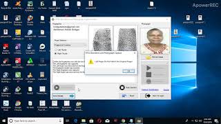 How to use NYSC biomertics client to capture thumb print and passport [upl. by Eeraj961]