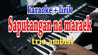 SAPUTANGAN NAMARAEK KARAOKE AMBISI TRIO [upl. by Natlus]