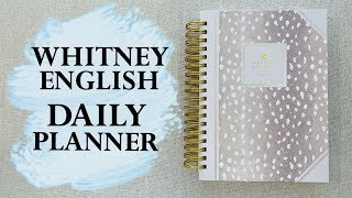 WHITNEY ENGLISH DAILY PLANNER  5 OFF  Comparison [upl. by Okemak]