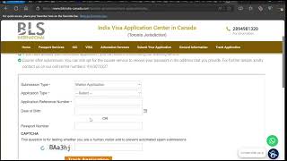 How To Track Your Application At BLS Canada For India [upl. by Iliak845]