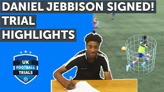 Daniel Jebbison 15  SIGNED for Sheffield United  Trial Match Highlights  UKFT Scouted Player [upl. by Bomke]