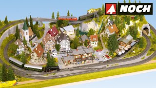 NOCH Modellbau Aufbau von Fertiggeländen für die Modelleisenbahn [upl. by Edrahs]