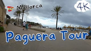 Paguera Tour  On the Byke in Mallorca Discover Paguera Mallorca  streets and Beach [upl. by Wan]