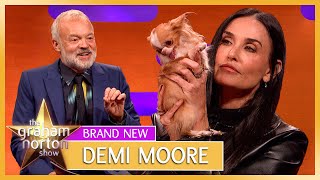 Demi Moores Tiny Dog Takes Over The Show  The Graham Norton Show [upl. by Johns]