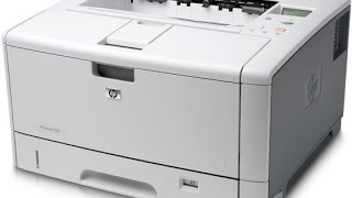 HP LASERJET 5200 PAPER JAM GANTI FUSER FILM [upl. by Anatnas603]