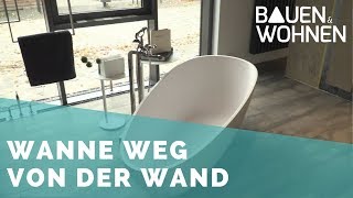 Badezimmer planen freistehende Badewannen  Mittelpunkt im Badezimmer [upl. by Emina]