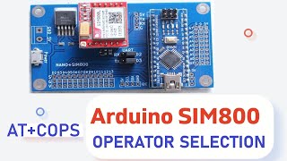 ✅Arduino SIM800 operator selection AT COPS [upl. by Schifra]