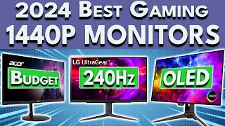 Best 1440p Gaming Monitor 2024  Budget 240Hz amp OLED 1440p Gaming Monitors [upl. by Rolando125]