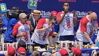 full MENS Nathan’s HOT DOG Eating CONTEST 2024 🌭 Patrick Bertoletti Wins with Personal Record [upl. by Susanne]